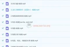 2025初三中考物理 杨萌物理 秋季上A+（暑假）