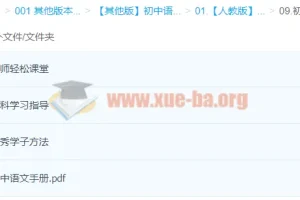 初中语文 CES学习方法