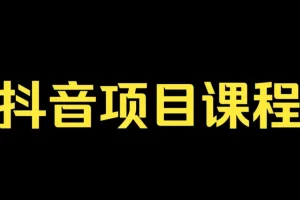 抖音孵化训练课程-教你玩转抖音网络，抖音电商培训打包下载