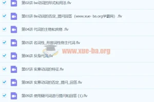 小学英语语法入门 50课视频讲解