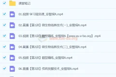 安智琛生物 2024高中高二生物 春季A班