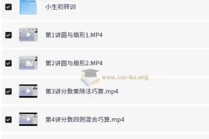 小学数学 6年级数学 刘庆涛 秋季