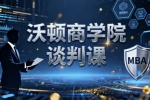 【沃顿商学院谈判课】