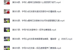 《英语自然拼读100讲》精品英语视频教程[MP4]