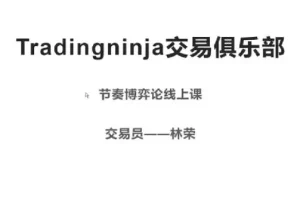 林荣Tradingninja交易俱乐部：节奏博弈论线上课