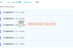 140招街球篮球初中高级标清教学视频 分享