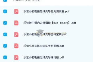 乐读小升初衔接套装