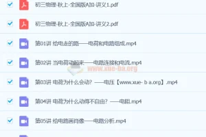 2024初三中考物理 杨萌 A+秋季班