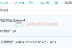 2024高中物理 高二物理 谢丽荣 精讲春季班