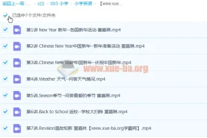 董嘉琳 小学三年级英语寒假班 7讲完结