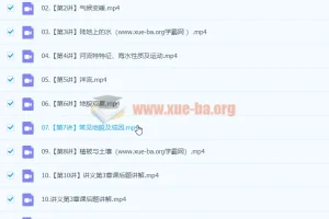 2024高三高考地理 张艳平地理 一轮下