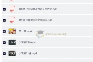 小宁春季班小学六年级语文尖子班 (春）