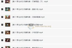 少儿英语启蒙动画《机器先锋 Robozuna (视频+音频) 》[10.68GB]