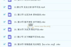 【国学】谢路军解读道德经智慧29集