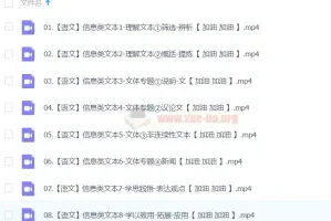 【完结】【2024中考】中考语文 信息类文本一本通