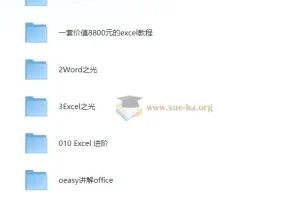 大厂内训最强office教程大合集 原价8888打工人必备 [34G]