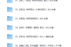 《2025考研各科笔记干货工具》[PDF]