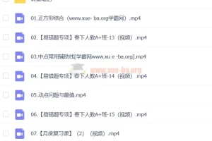 李爽数学 2024 初二数学 A+春季班下