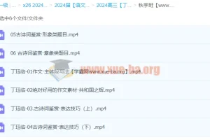 2024高三高考语文 丁钰临语文 秋季班