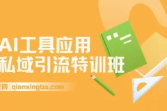 AI工具应用私域引流特训班，规则避坑、设备选择、爆款选题、精准转化全流程