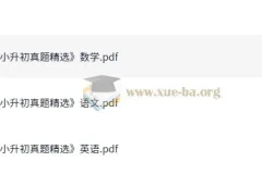 小升初真题精选语数英