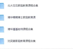 《家庭教育系列课集》（北大花花+清华楠楠+清华潘潘+沈奕斐）[MP4]