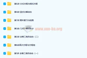 林东 新初一数学创新班寒假班 7讲完结带讲义