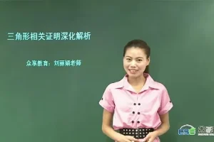 众享教育刘丽娟 初三九年级数学同步基础课北师版