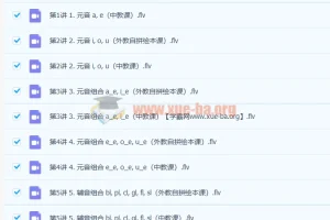 韩淑娇 自然拼读1级直播班 6讲