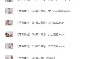 《罗南希 体位教程》美女老师亲自讲解[MP4]
