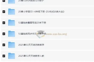 小儿郎 小学语数英学习资料包·53系列 (2025春)