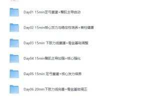 《B站付费课程-欧阳春晓 18天体态矫正·腰臀比雕刻》[MP4][20.3G]