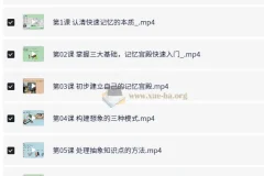 记忆宫殿入门到高阶技巧 – 带课件