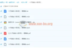 十天搞定六级词汇：便携版