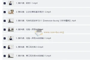 新版轻松学古筝教程 (全61集)