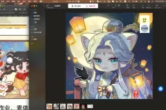 Q版古风角色绘画全流程：从线稿到上色