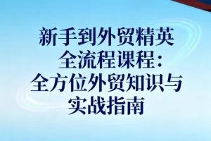 【新手到外贸精英全流程】