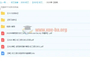 2020寒 耿泽群 初三语文直播课