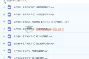 2024高三高考语文 金亦姗语文 寒假班