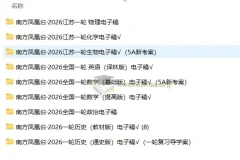 2026南方凤凰台一轮【首发~全科】