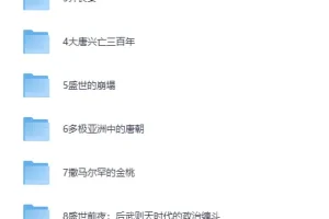 《大唐书单合集分享》10本书说尽盛唐风流人物[PDF]