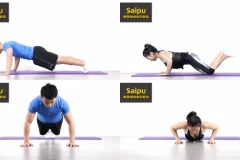 《健身训练标准动作教学》[背+腹+肩+手臂+腿+臀+胸+普拉提]GIF动图合集[219MB]