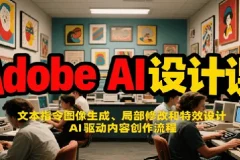 Adobe AI设计课：文本指令图像生成、局部修改和特效设计，AI驱动内容创作流程
