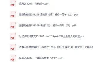 全网付费文章-大佬文集圈 学习先锋 精选研报 12月7日更新 [PDF]