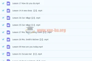 雪梨老师新概念英语一144讲高清视频带PDF讲义资料完结