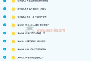 褚连一 新概念英语二册L1-L96（全）76讲带讲义