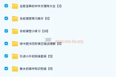 2024教辅资料PDF电子版网盘资源合集【初中汇总】