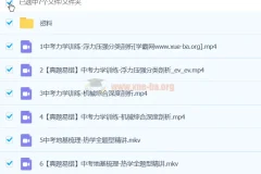 杨萌物理 2024初三中考物理 A+春季班（春下）