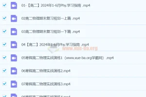 2024高二物理 李琳物理 寒假春季班