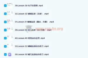 【完结】雪梨老师精品课三合一